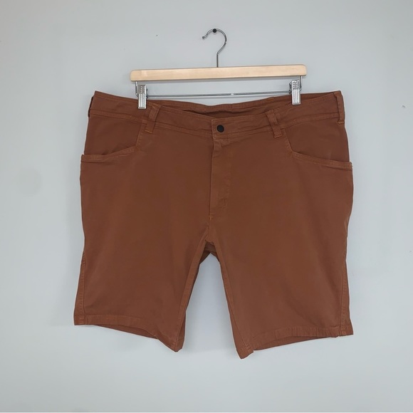 The North Face North‎ Dome Shorts Men's  Size 40 Rust Orange 12" Inseam Gorpcore - Picture 3 of 9